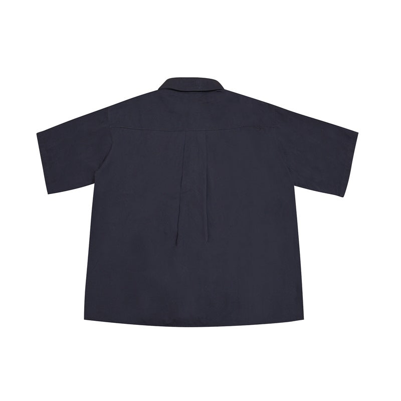 Unisex Shirt Loose Summer Splicing Coat
