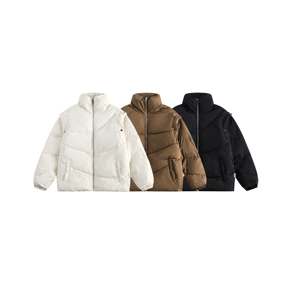 Unisex Coat Winter Thick Cotton Clothing Stand Collar