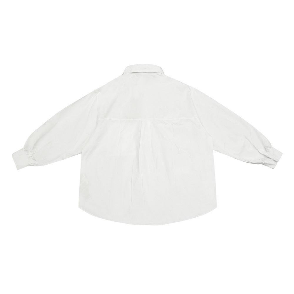 Unisex Shirt Cityboy Loose Retro Multi-Pocket Jacket