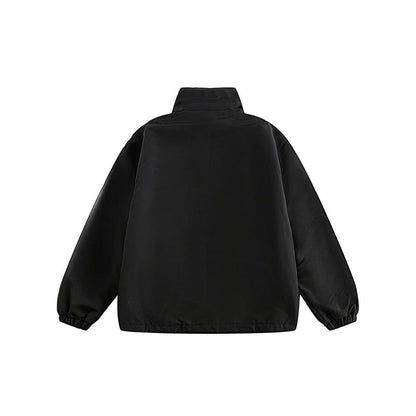 Unisex Coat Leisure Loose Stand Collar Coat Winter