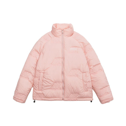 Unisex Coat Thickened Winter Stand-up Collar Cotton-Padded Coat Couple