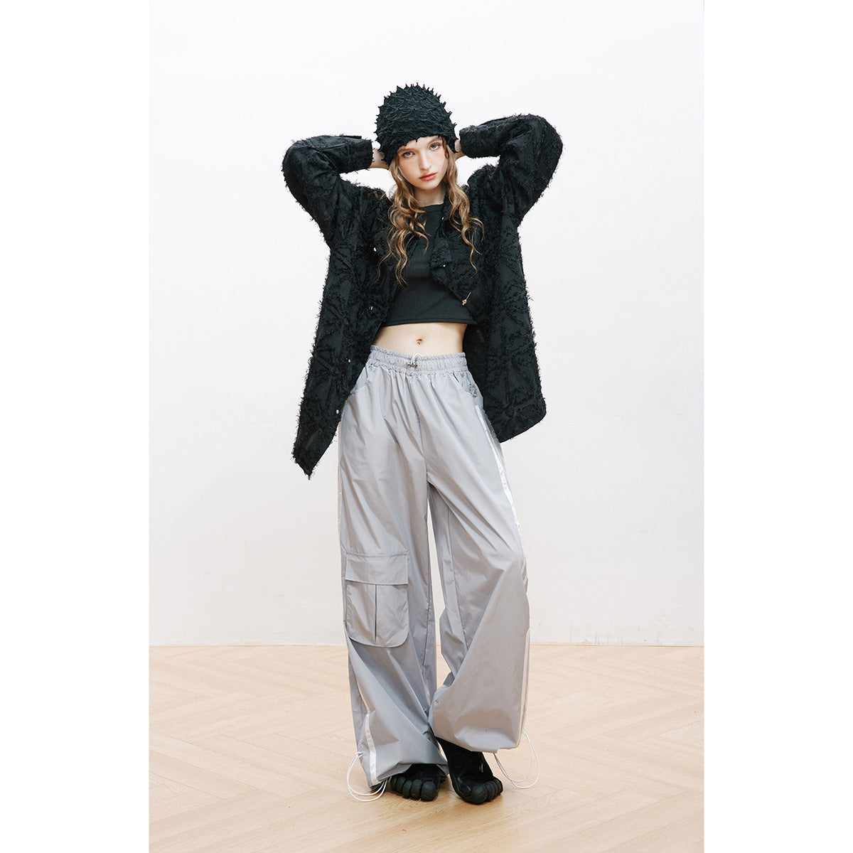 Unisex Shirt Loose Long Sleeve Brushed Shirt
