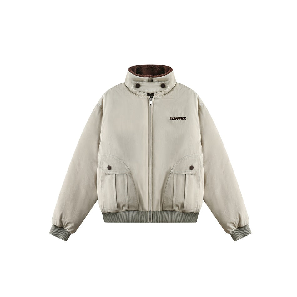 Unisex Coat Pilot Cotton Coat Winter Coat Thickened