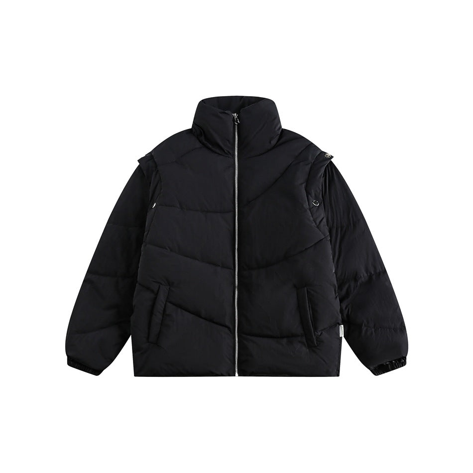 Unisex Coat Winter Thick Cotton Clothing Stand Collar