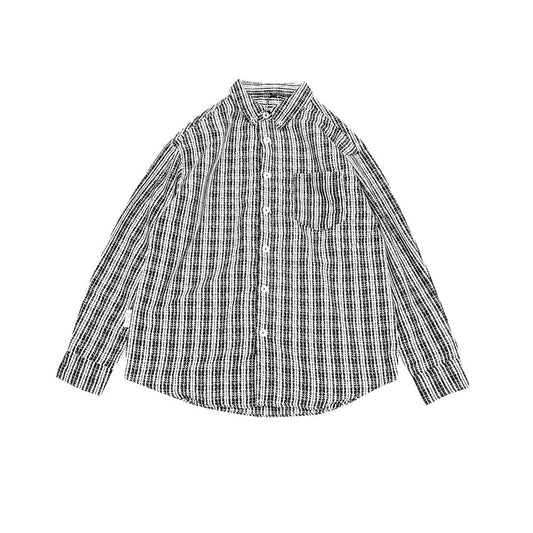Unisex Shirt Retro Loose Plaid Cityboy