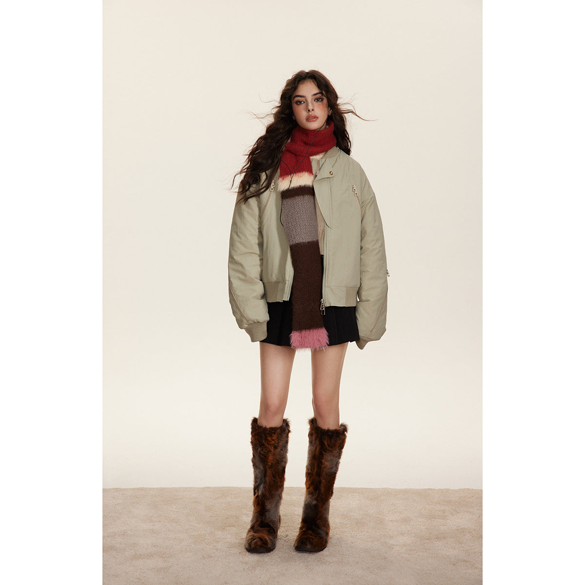 Unisex Coat Baseball Uniform Pilot Jacket Men and Women Loose