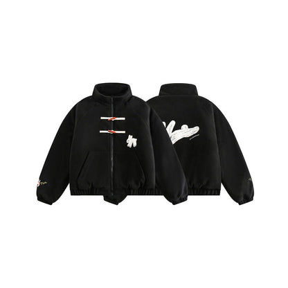 Unisex Coat Cute Thickening Cotton Coat Winter Polar Fleece