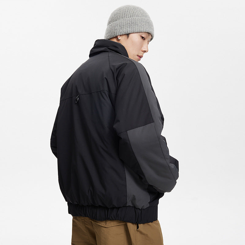 Unisex Coat Loose Lapel Winter Warm-Keeping Cotton Clothing