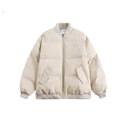 Unisex Coat Winter Thickened Couple Loose Baseball Uniform