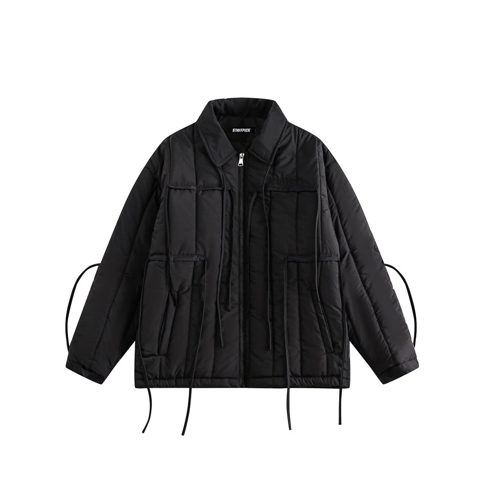 Unisex Coat Cotton-Padded Clothes for Couples Winter