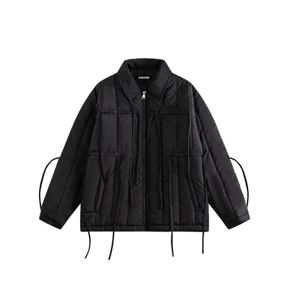 Unisex Coat Cotton-Padded Clothes for Couples Winter