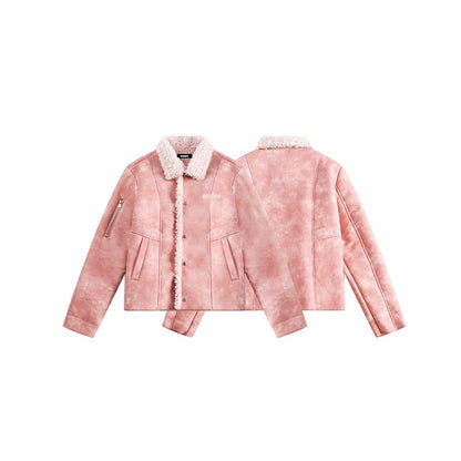 Unisex Coat PU Leather Coat Winter