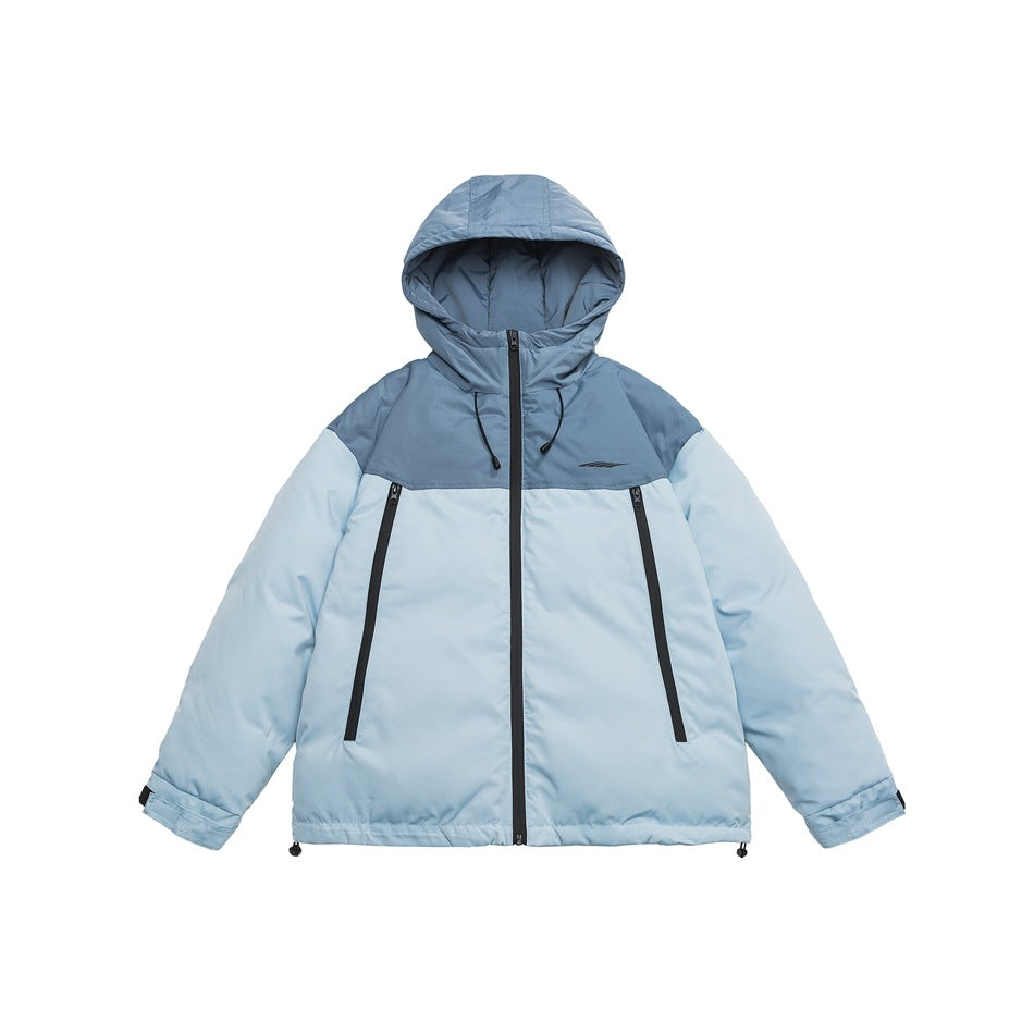 Unisex Coat Color Matching Couple's Cotton-Padded Coat Thickened Winter