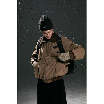 Unisex Coat Loose Lapels Overalls Male