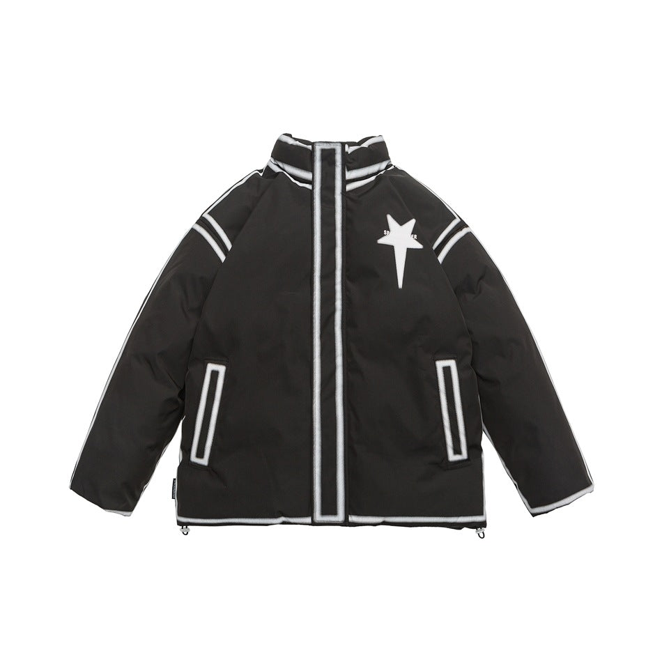 Unisex Coat Youth University Style Versatile Winter