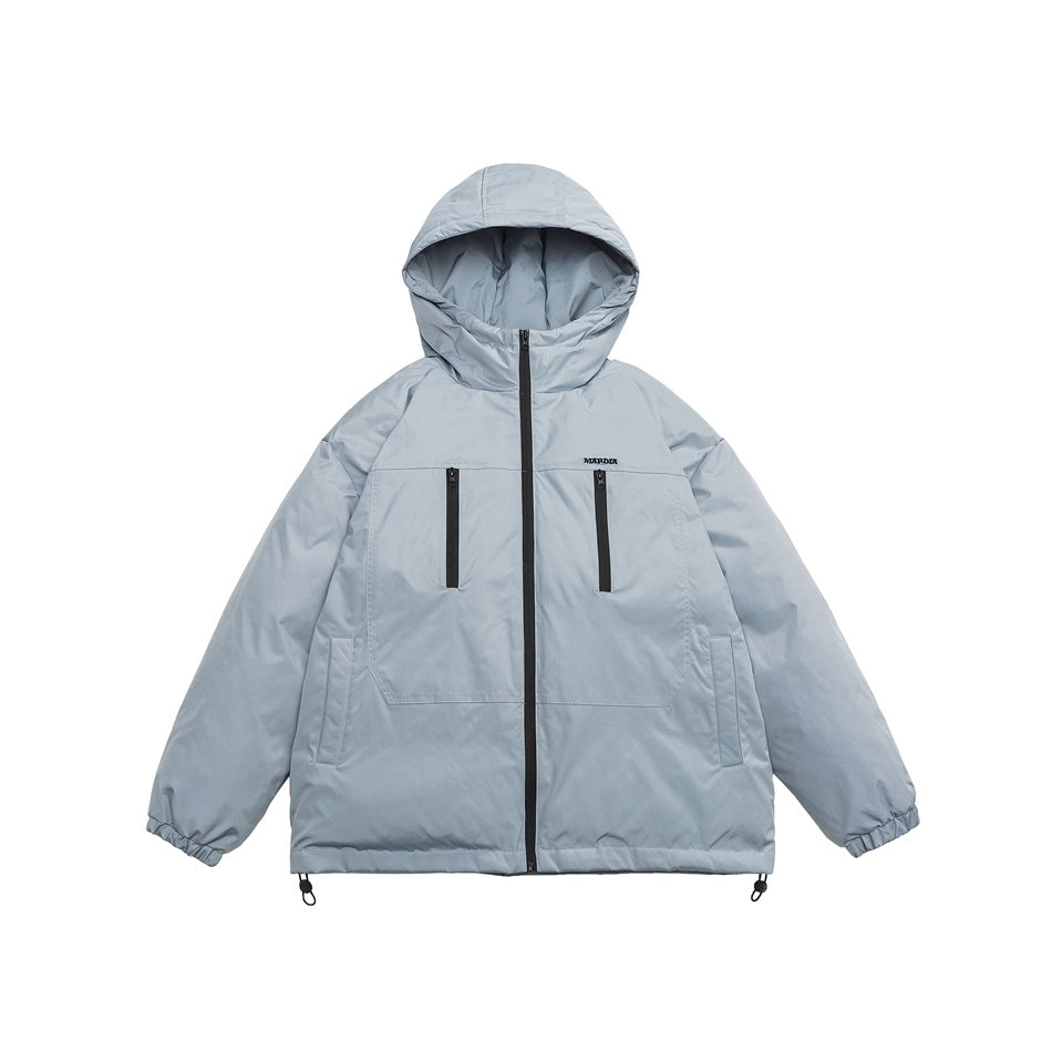 Unisex Coat Hooded Cotton-Padded Versatile Loose and Warm Couple