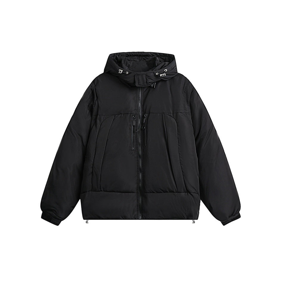 Unisex Coat Loose Removable Sleeves Cotton Jacket