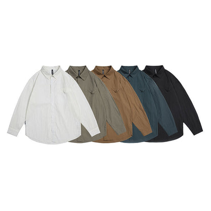 Unisex Shirt Retro Loose Outdoor