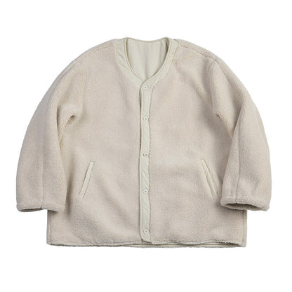 Unisex Coat Double-Sided Cotton-Padded Coat Winter Lamb Wool