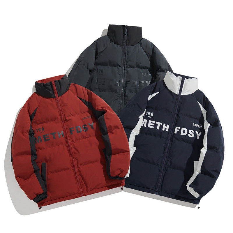 Unisex Coat Winter Warm Cotton-Padded Coat Thick Loose