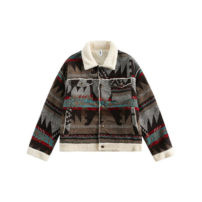 Unisex Coat Loose Cotton Coat Couple Coat