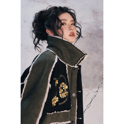 Unisex Coat Loose Winter Cotton Dress