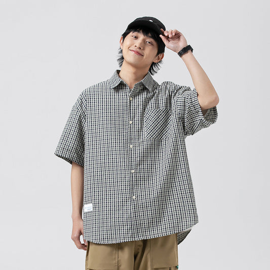 Unisex Shirt Retro Loose Casual