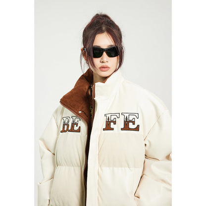 Unisex Coat Unisex Thickened Warm-Keeping Cotton Clothing