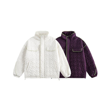 Unisex Coat Winter Warm-Keeping Cotton Clothing Loose Lapel