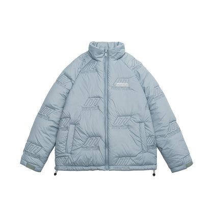 Unisex Coat Thickened Winter Stand-up Collar Cotton-Padded Coat Couple