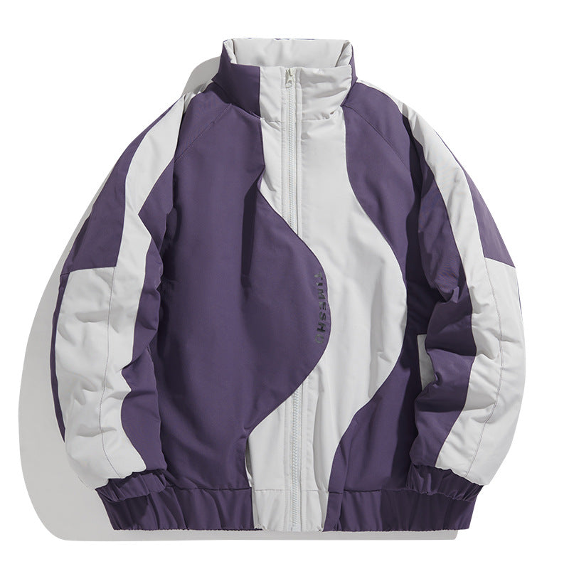 Unisex Coat Loose Lapel Winter Warm-Keeping Cotton Clothing
