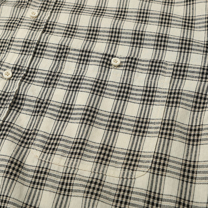Unisex Shirt Casual All-Matching and Handsome Loose Plaid Shirt