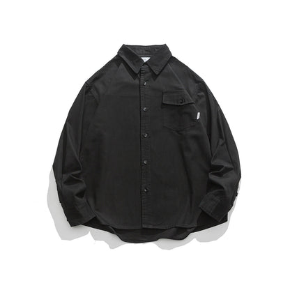 Unisex Shirt Retro Baggy Coat Casual