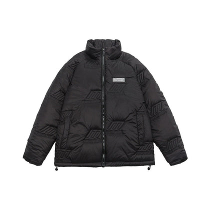 Unisex Coat Thickened Winter Stand-up Collar Cotton-Padded Coat Couple