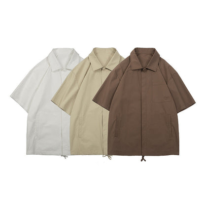 Unisex Shirt Casual Loose Cotton