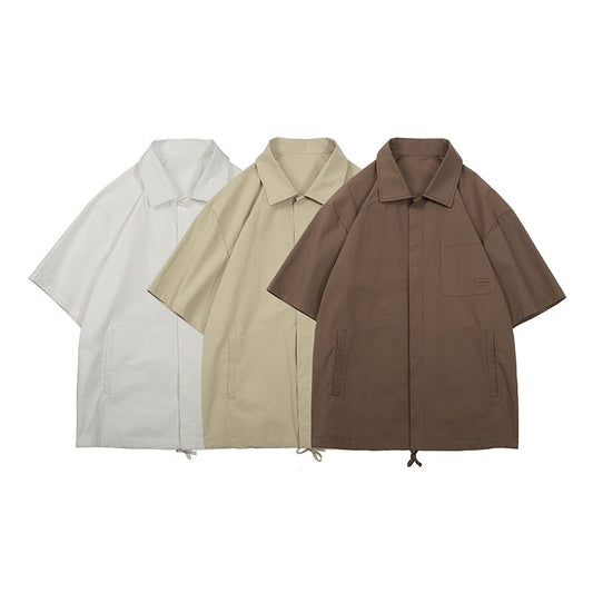 Unisex Shirt Casual Loose Cotton
