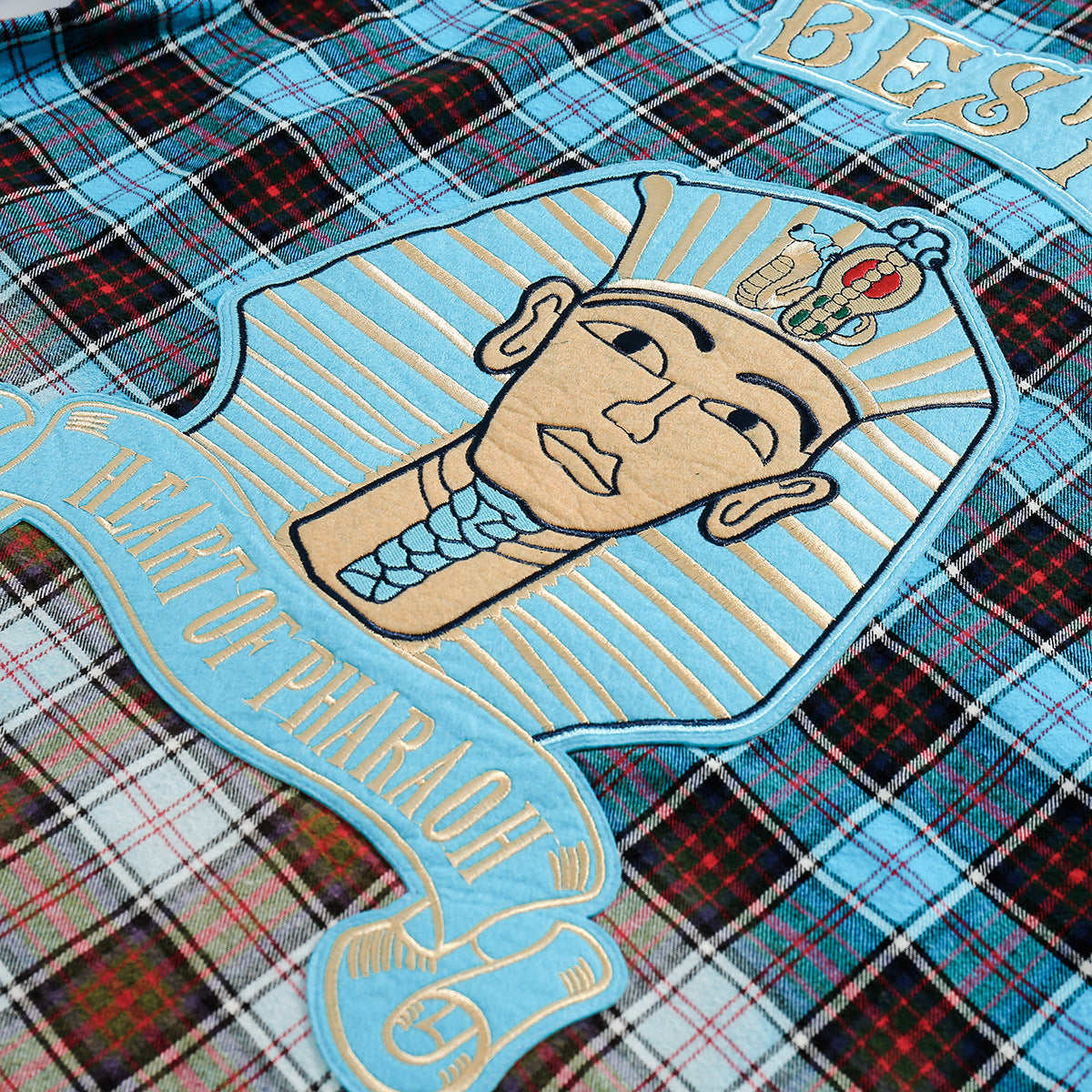 Unisex Shirt Loose Plaid Coat