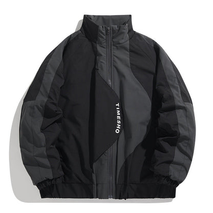 Unisex Coat Loose Lapel Winter Warm-Keeping Cotton Clothing
