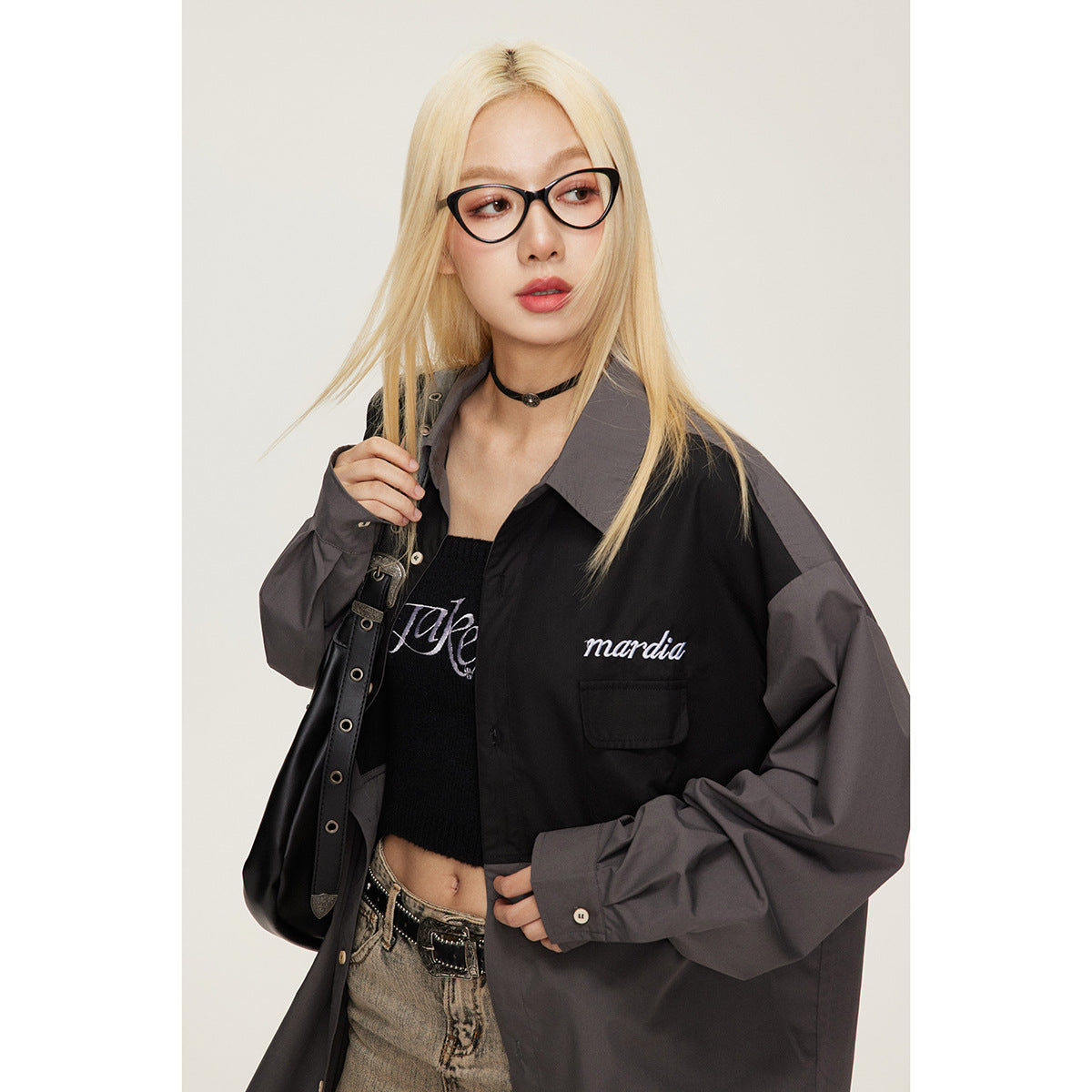 Unisex Shirt Stitching Lapel Handsome Jacket