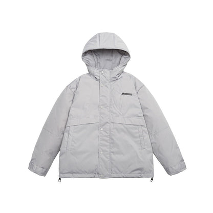 Unisex Coat Loose Thick Hooded Cotton Jacket Couple
