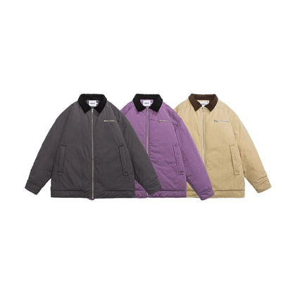 Unisex Coat Loose Winter Thick Cotton Clothing