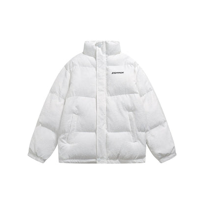 Unisex Coat Thickened Coat Couple Warm Cotton-Padded Coat