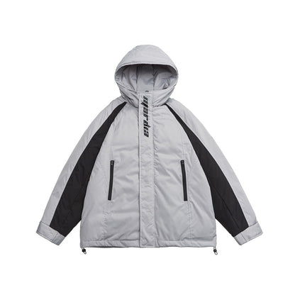 Unisex Coat Loose Thick Couple Cotton Clothes Winter