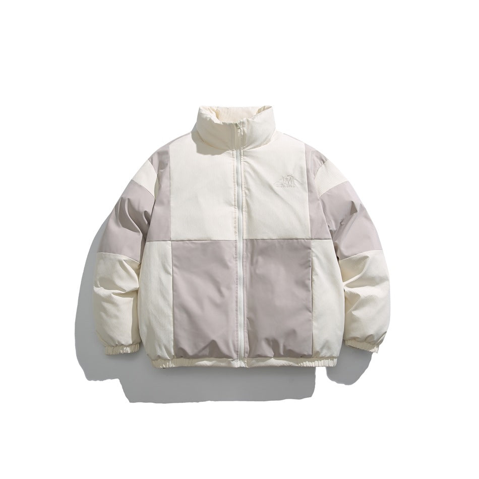Unisex Coat Cotton-Padded Coat Thickened Loose-Fitting Jacket