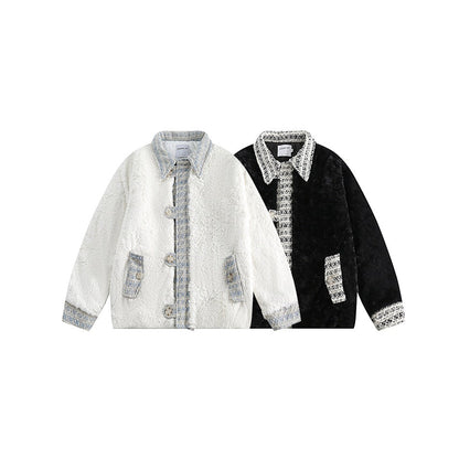 Unisex Coat Winter Plush Warm Coat