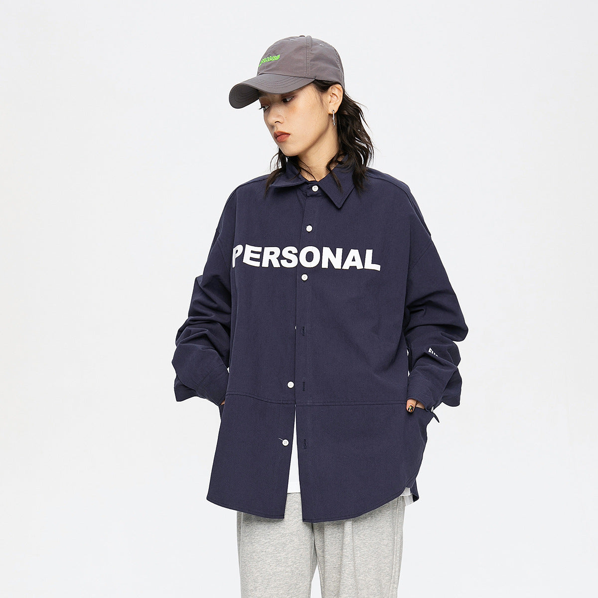 Unisex Shirt Loose Casual Jacket