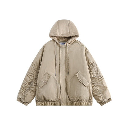 Unisex Coat Youth University Style Winter Thick Cotton Clothing