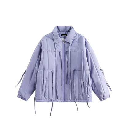 Unisex Coat Cotton-Padded Clothes for Couples Winter