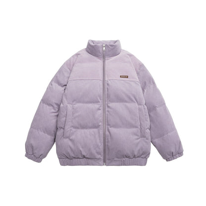 Unisex Coat Couple Loose Corduroy Coat