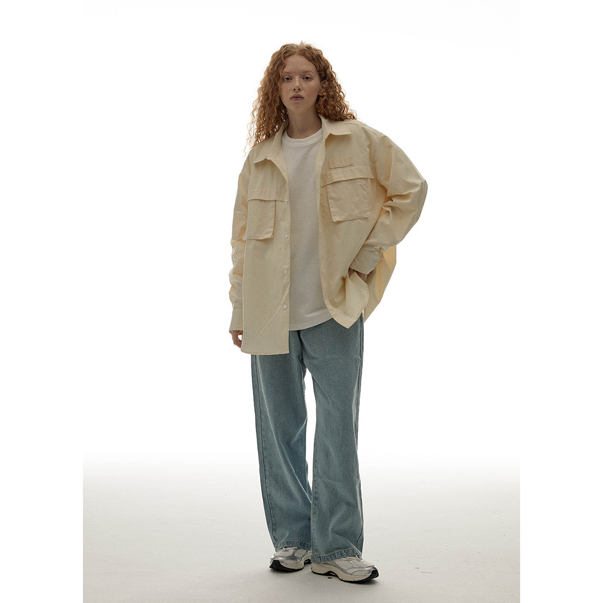 Unisex Shirt Heavy Weight Baggy Coat